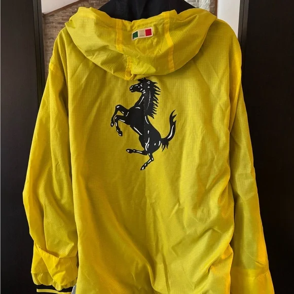 VINTAGE 1998 Ferrari F1 Racing Windbreaker with Removable Hood NWT - Picture 8 of 16